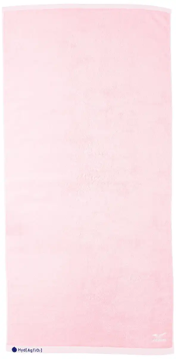 Mizuno Hydro Silver Titanium Bath Towel - Sweat Absorbent Quick Dry Deodorant Pollen House Dust Unisex Japan C2Jy8101 64 Pink