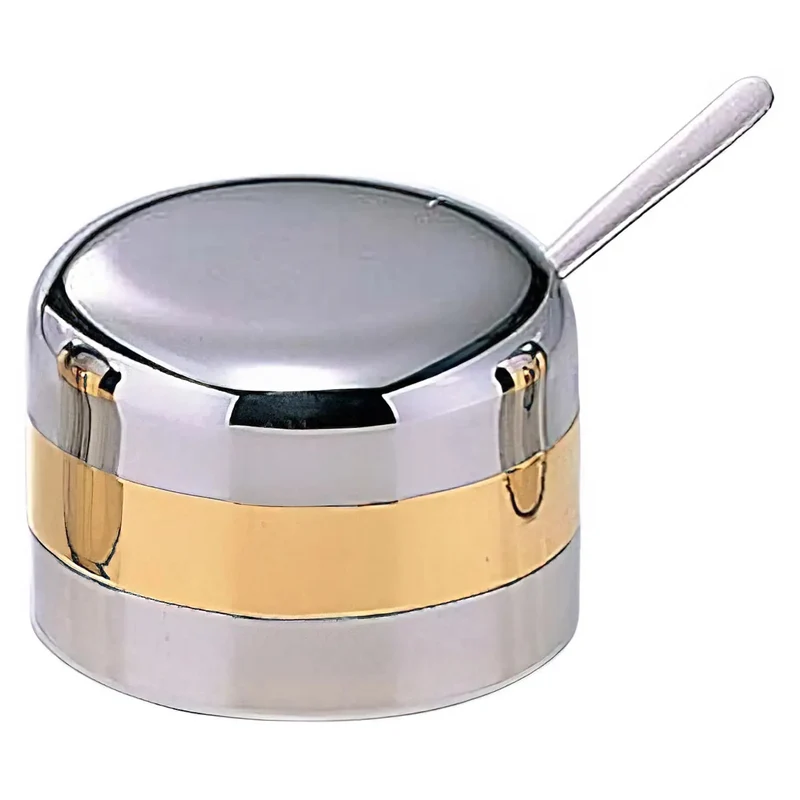 M-Taka Metallic Stainless Steel Karashi Cruet