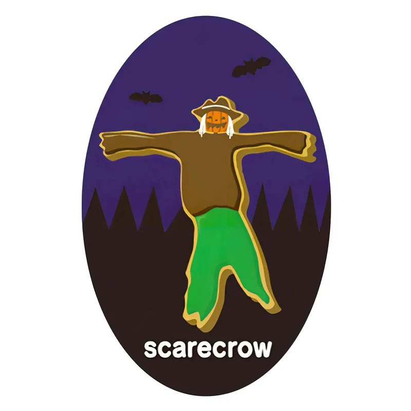 Tigercrown Stainless Steel Scarecrow Cookie Cutter -