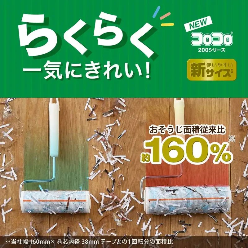 Nitoms Japan Spare Tape 10M 2 Rolls 200Mm Floor Cleanse Cut Cut 200 Exclusive Carpet Compatible C4438
