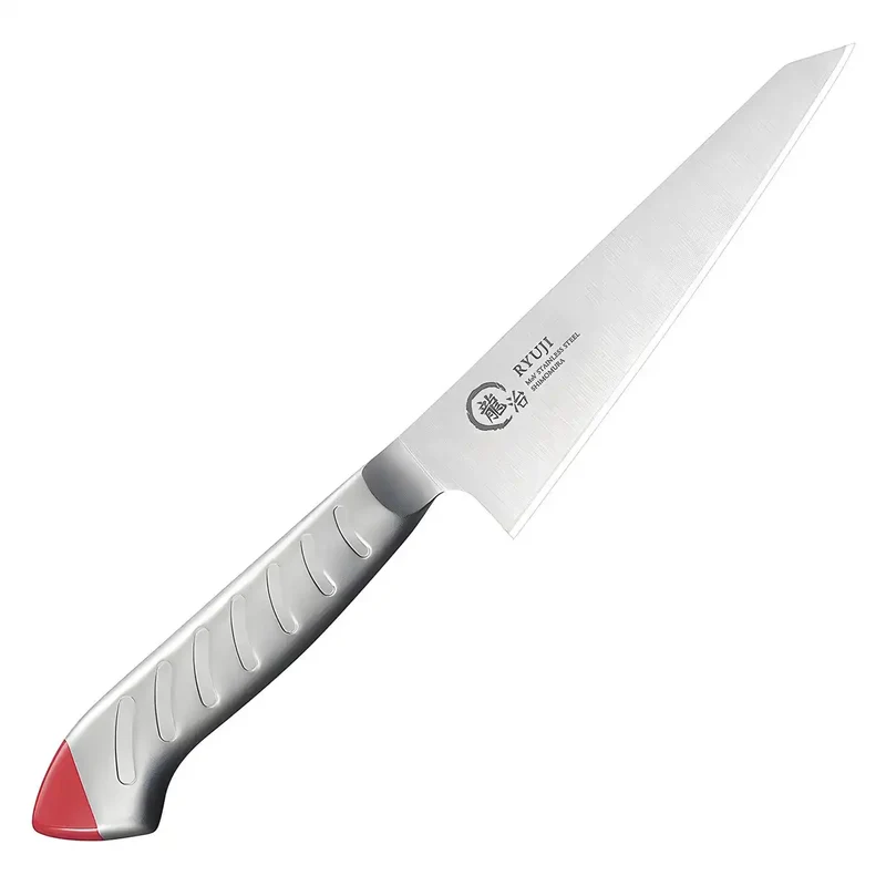 Ryuji Molybdenum Steel Honesuki Knife Red