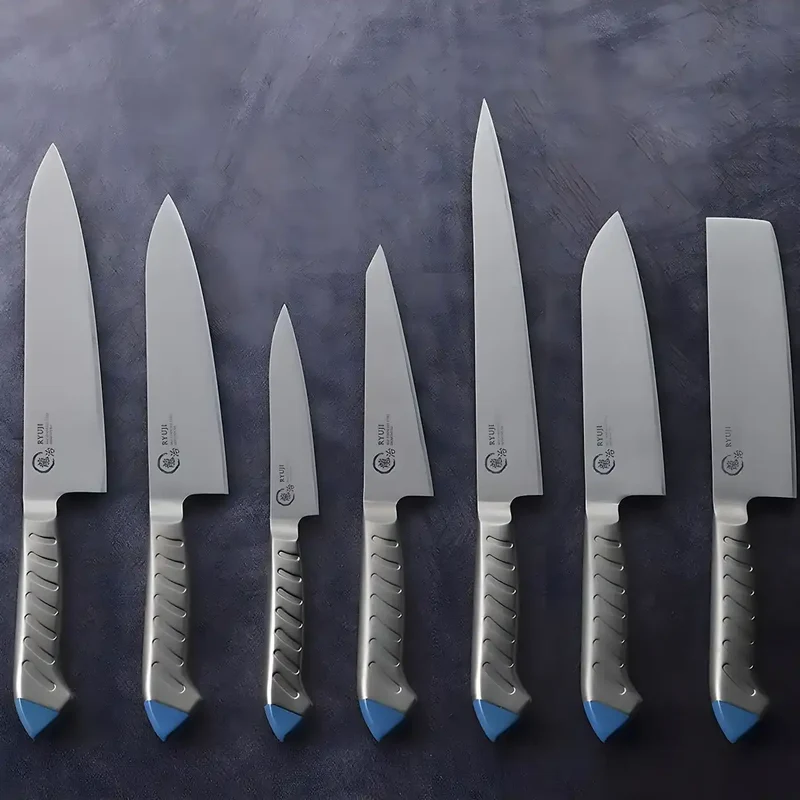 Ryuji Molybdenum Steel Gyuto Knife 30cm - Pink