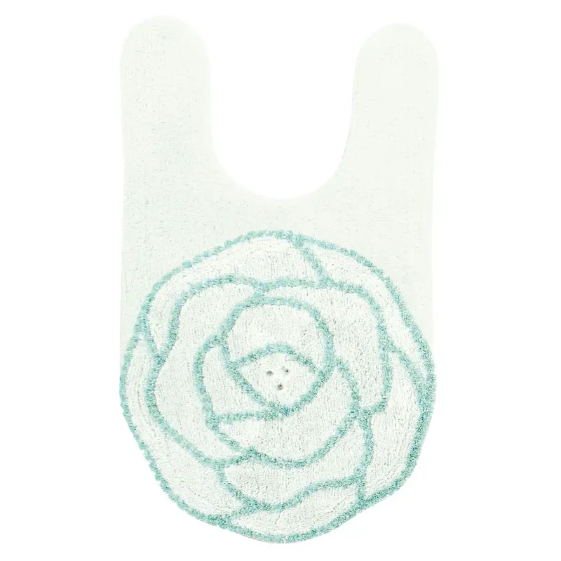 Senko Japan Sds Douce Rose Long Ear Toilet Mat Blue Approx. (115 Characters)