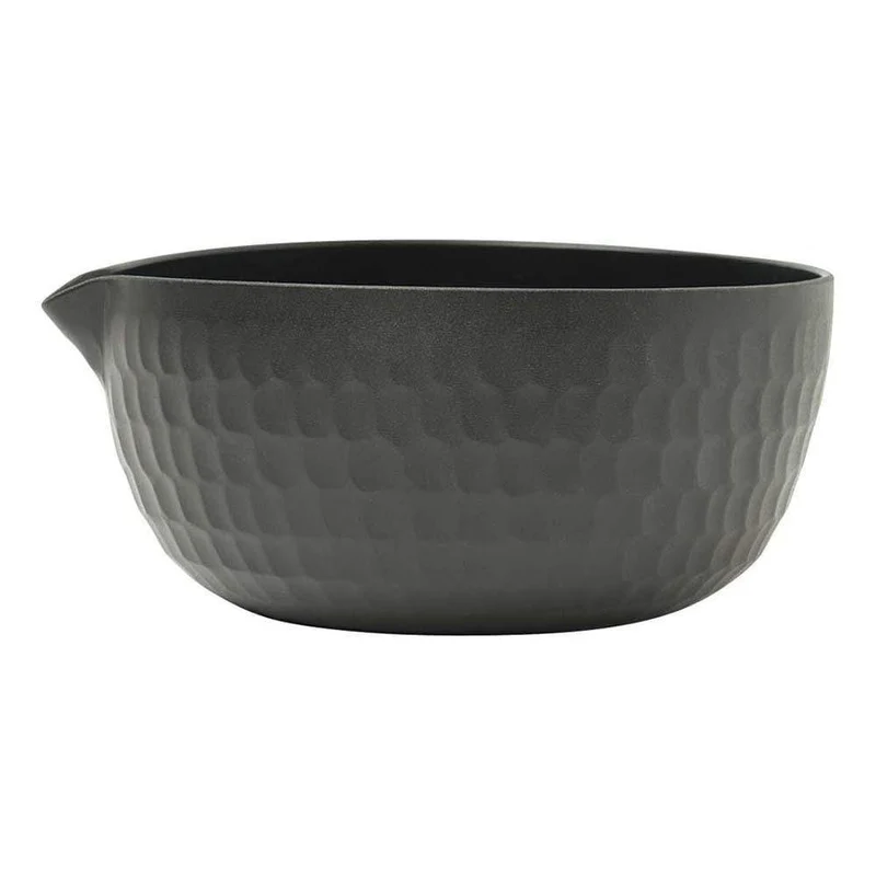 Miranda Style Japan Hammered Aluminum Lipped Yattoko Pincers Pan Black Large