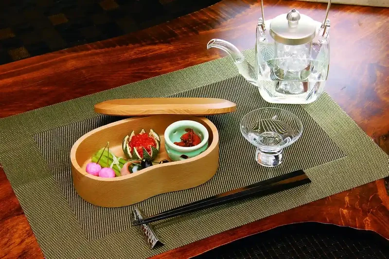 Yamaco White Wood Hollow Cooking Box 27448 From Japan For Broad Beans