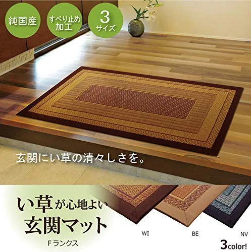 Ikehiko Corporation F-Rank Navy Entrance Mat 60X120Cm -