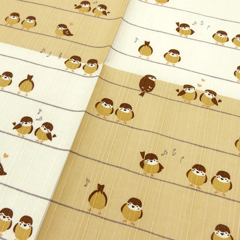Hama Pattern Japan Friendly Sparrow Wrapping Cloth 50Cm Hamamonyo Small Cloth