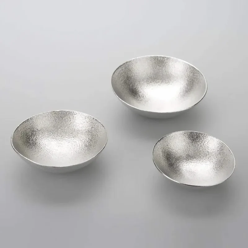 Nousaku Tinware Small Bowl Kuzushi Tare Small