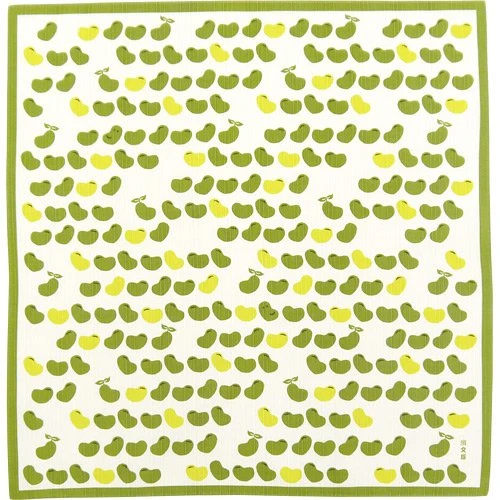 Hama Pattern Japan Small Wrapping Cloth 50Cm Full Of Broad Beans Green