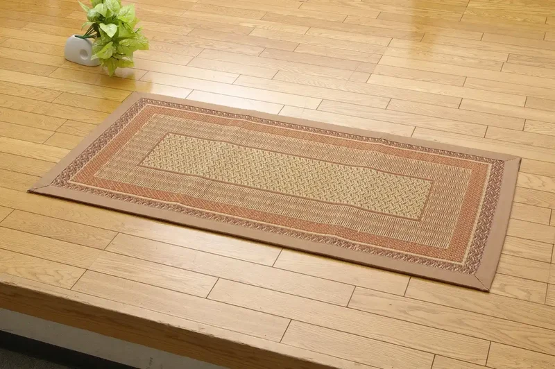 Ikehiko Corporation Entrance Mat Rush F Rank Beige 60X120Cm Urethane #8817470 |