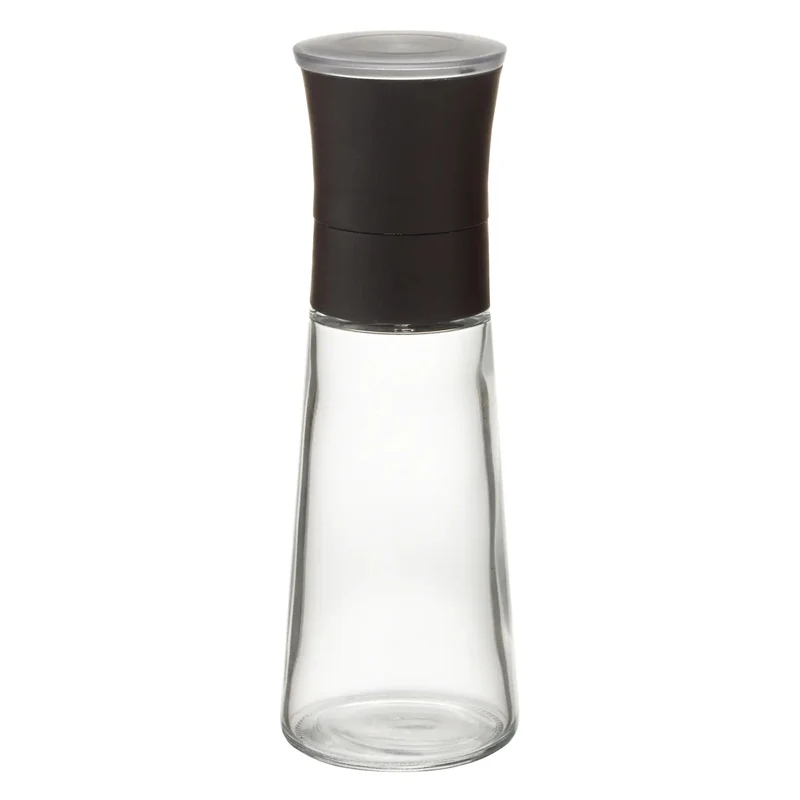 Risu Stavia Luxe Soda Glass Pepper & Salt Mill Black - Middle