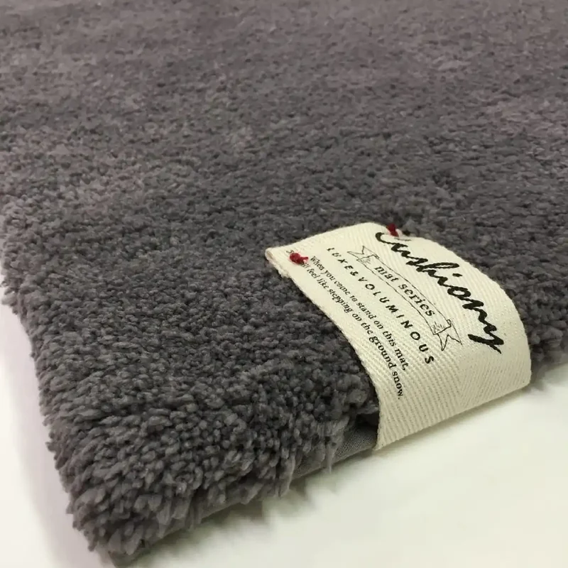 Senko Japan Bbcollection Cushion N Large Toilet Mat Gray 70X70Cm Volume Mat 79233