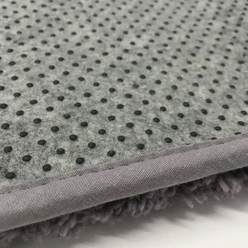 Senko Japan Bbcollection Cushion N Large Toilet Mat Gray 70X70Cm Volume Mat 79233