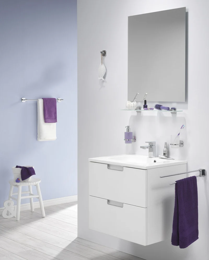 Tiger Ramos Glass & Stainless Steel Toilet Brush & Holder -
