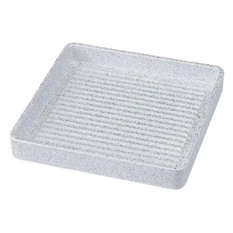 Fukui Craft Square Meat Plate 24㎝ - Silver