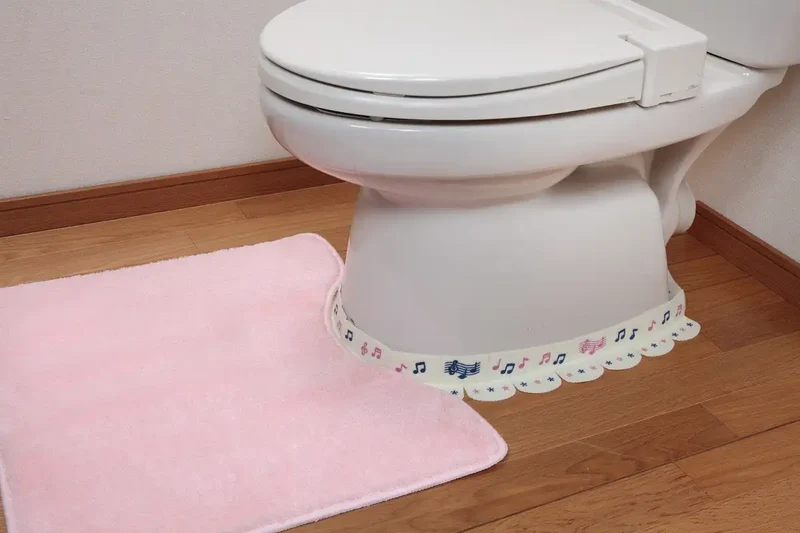 Sanko Mitsuba Kf-48 Stick-On Toilet Gap Tape Music Kf-48 Washable Stain-Resistant Adhesive
