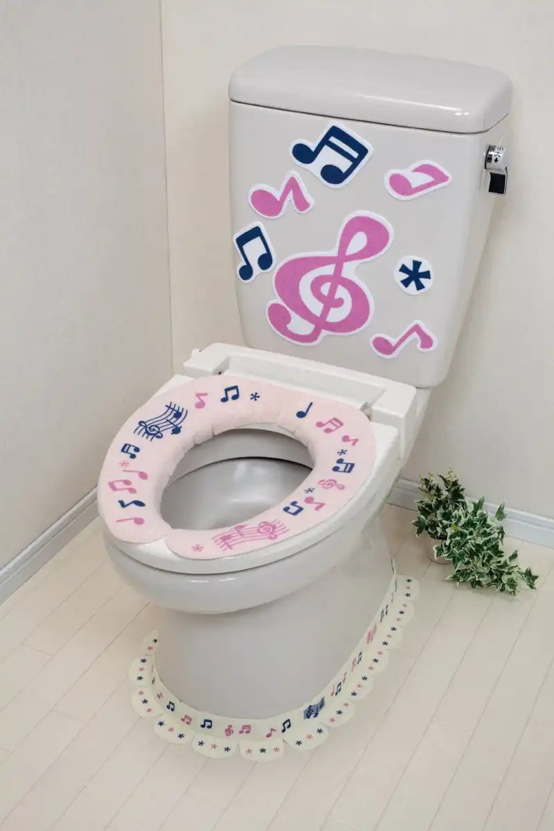 Sanko Mitsuba Kf-48 Stick-On Toilet Gap Tape Music Kf-48 Washable Stain-Resistant Adhesive