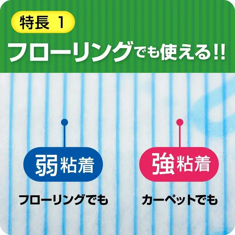 Nitoms Corocoro Floor Cleaner C4434 Quick Cut 26-96Cm Storage Tray 30 Wraps Japan