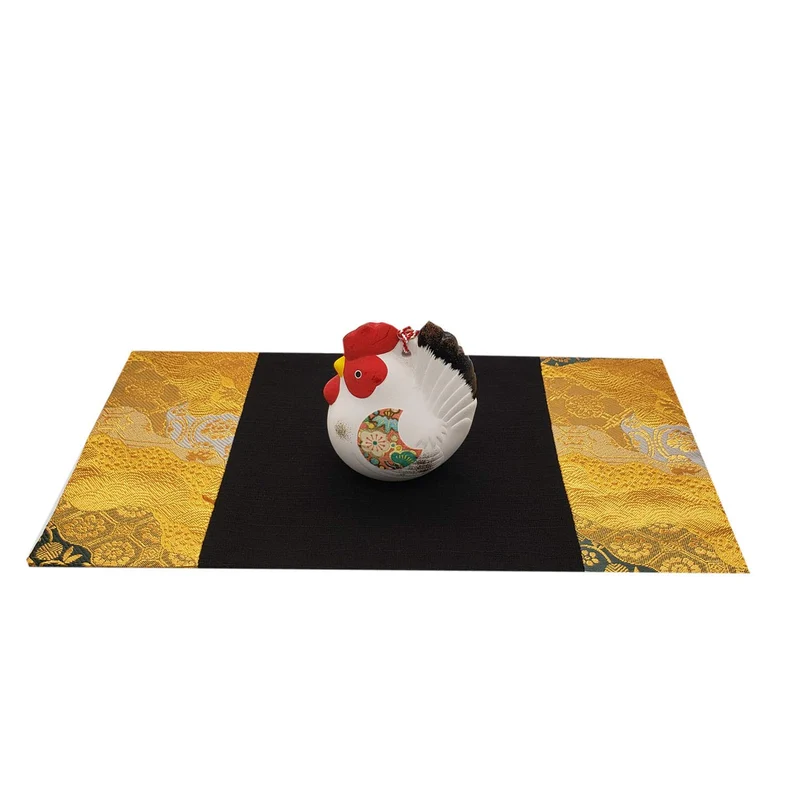 Shinsendo Japanese-Style Vase Mat Ornament Display Incense Burner Obi-Like Texture For Japanese-Style Rooms
