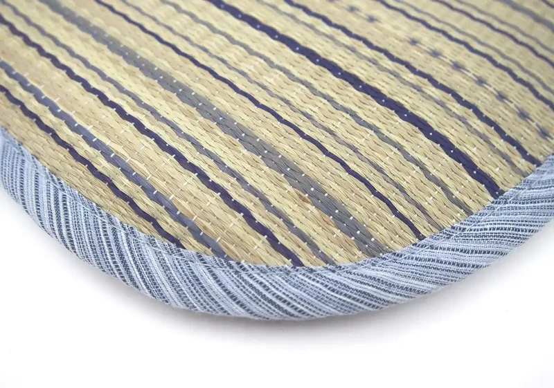 Hagiwara Ryosen Grass Batay Cushion 40X38Cm - Made In Japan