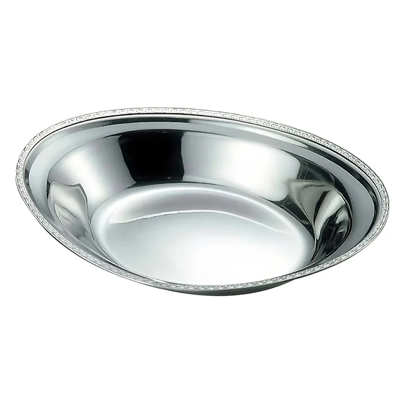 Ikeda Japan Stainless Steel Baking Dish Wave Pattern