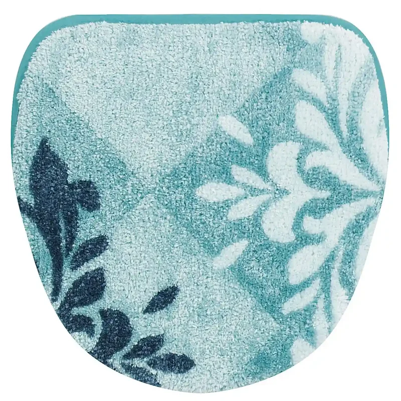 Senko M+Home Crawley Toilet Lid Cover Blue 33936 W/ Suction Sheet - Japan