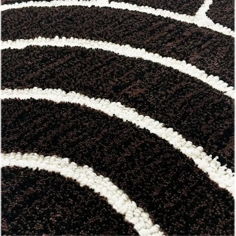 Senko M+Home Japan Bronx Toilet Mat Brown 60X60Cm Antibacterial Deodorant 20703