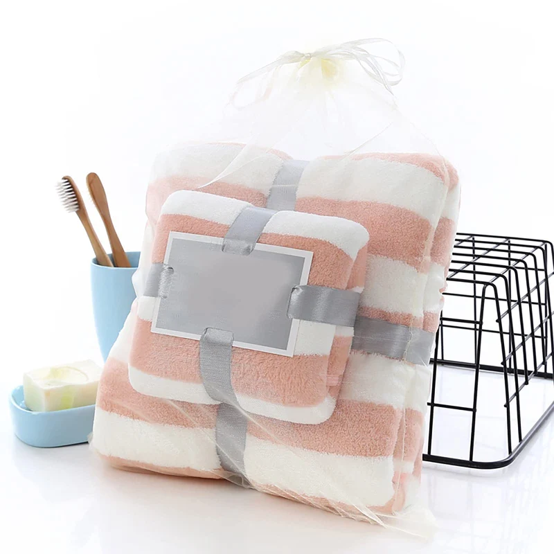 Junerose Large Soft Fluffy Polyester Bath Towel 35X75Cm/70X140Cm Durable Japan