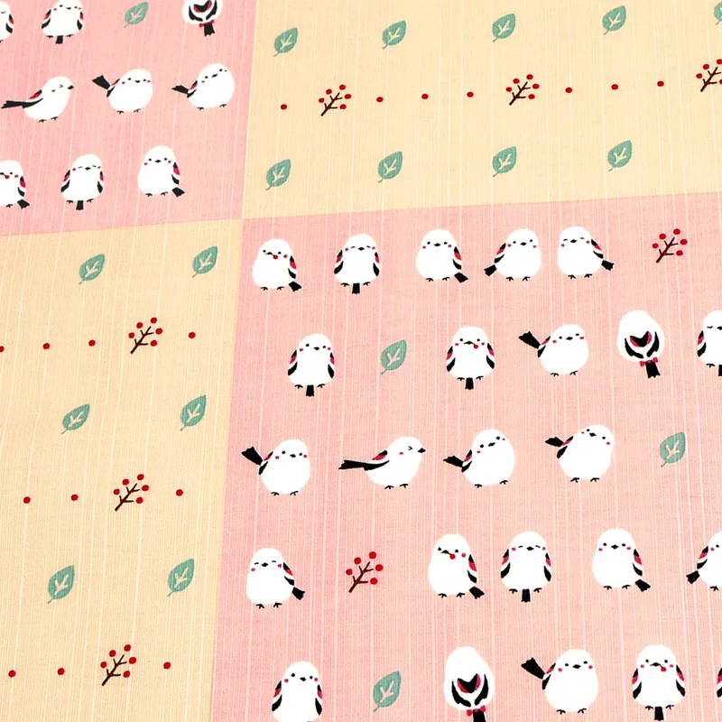 Hama Pattern Japan Chankoi Striped Long-Tailed Pink Wrapping Cloth 50Cm