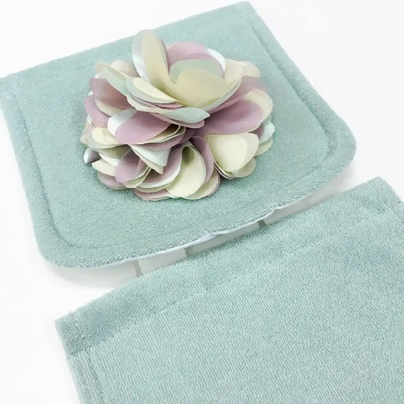 Senko Japan Sds Dose Melange Paper Holder Cover Blue Flower Motif | 77858