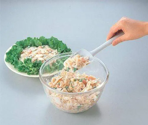 Tigercrown Japan All-Silicone Spoon Spatula 27.2Cm