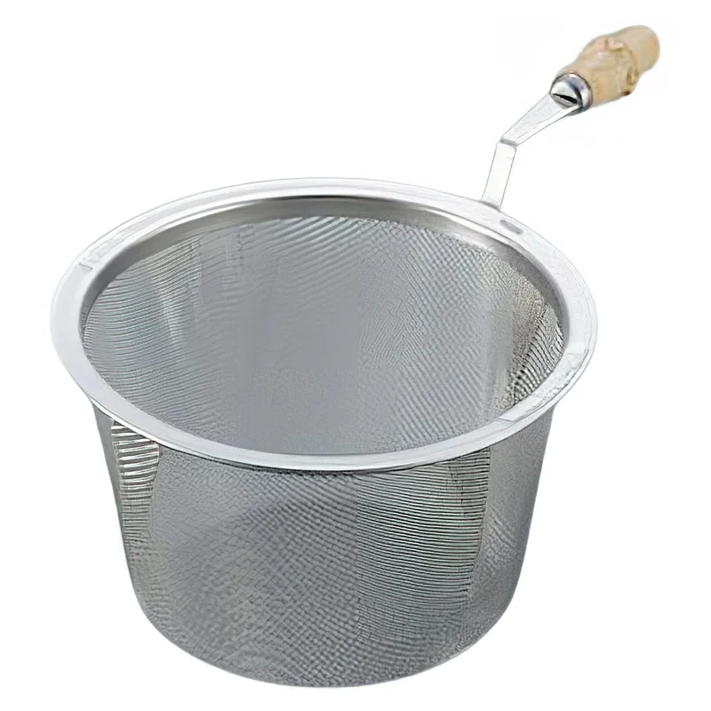 Takekoshi Stainless Steel Tea Strainer Bamboo Handle 103-109mm