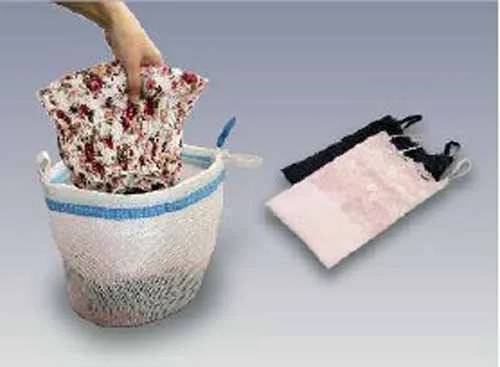 Sowa Recycle Laundry Net White 35X28X18Cm Japan W/ Catch Hook