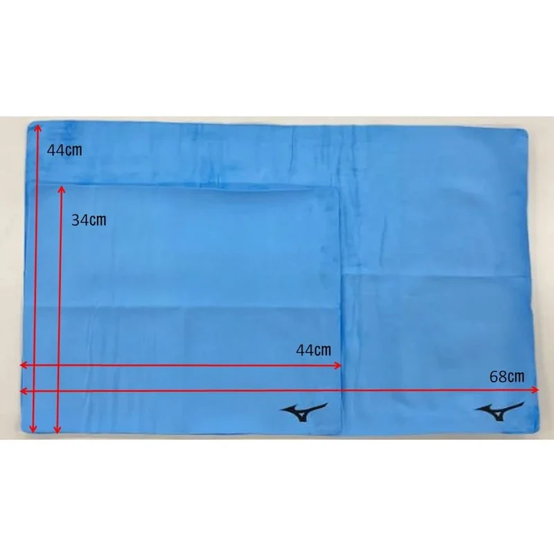 Mizuno Red Small Swim Towel 34X44Cm Super Absorbent Swimming Pool Japan N2Jy801162