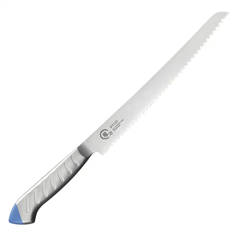 Ryuji Molybdenum Steel Bread Knife Blue