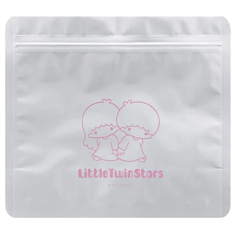 Skater Aluminum Zipper Bag Little Twin Stars Sanrio 5 Sheets Japan Caf1