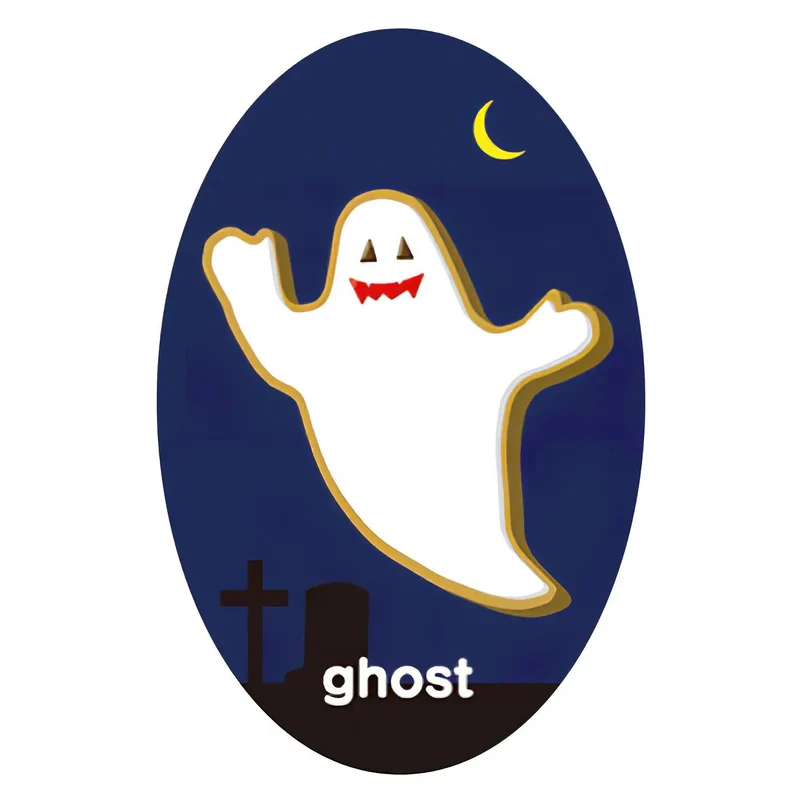 Tigercrown Ghost Cookie Cutter Stainless Steel -