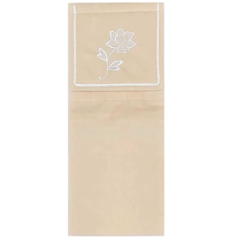Senko Lacey Rose Paper Holder Cover Beige Rose Embroidery Japan Elegant 67350