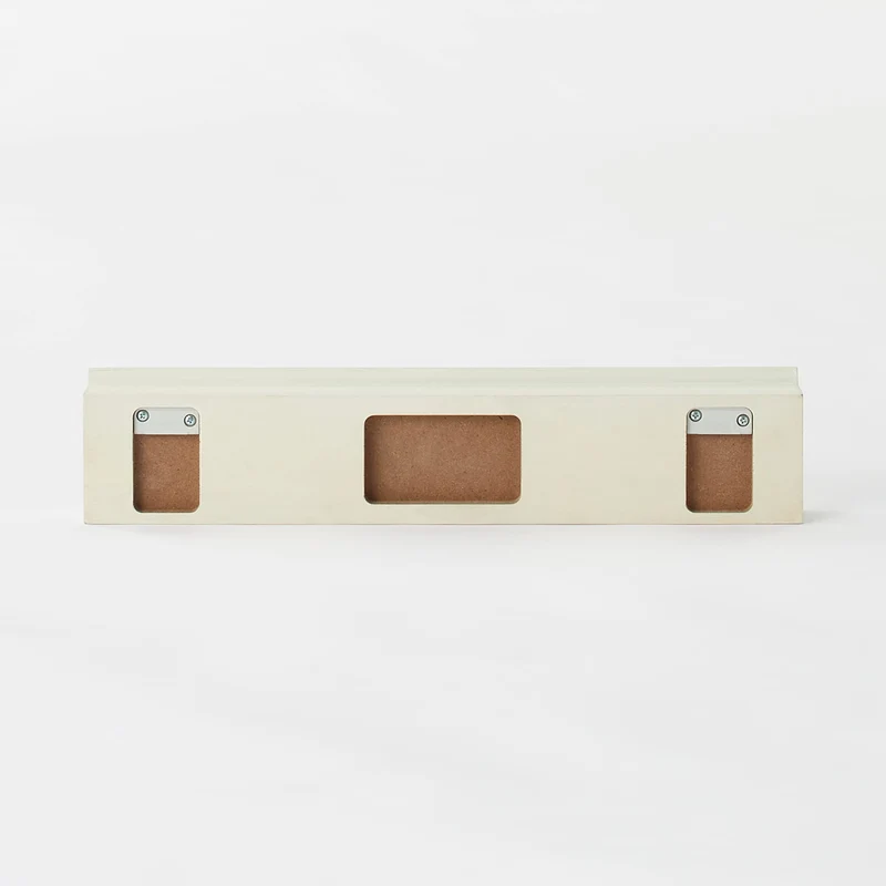 Mujirushi Ryohin Wall Attached Furniture Oak Light Gray 44X4X9Cm Japan