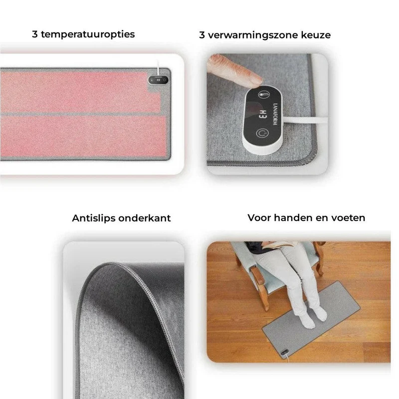 Lanaform heating desk Pad verwarmde bureau onderlegger