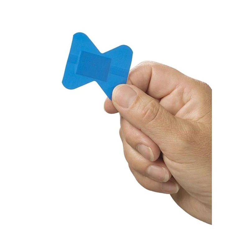 MC24 Detektierbare Fingerkuppenpflaster, blau, 45 x 50 mm