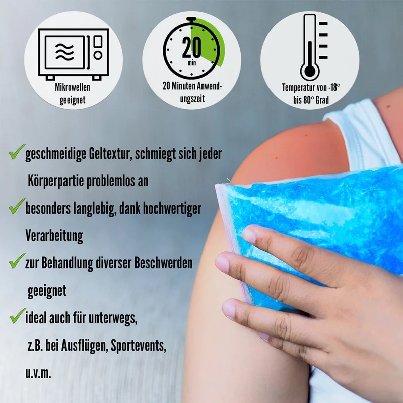 Kalt Warm Kompressen, Gel, Mikrowellen geeignet, 50 St.