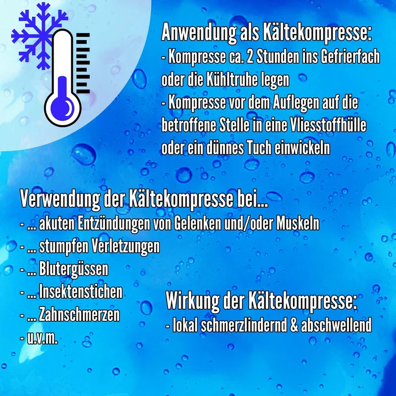 Kalt Warm Kompressen, Gel, Mikrowellen geeignet, 50 St.