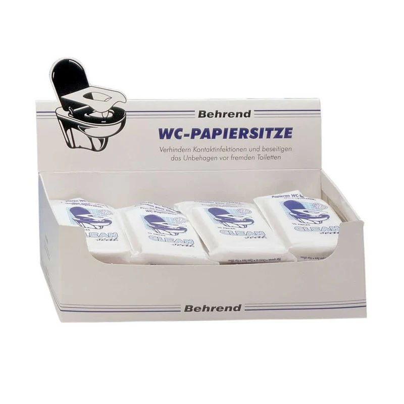 Behrend Einweg-WC-Papier-Sitze, Toilettenentsorgung, 10 oder 200 St