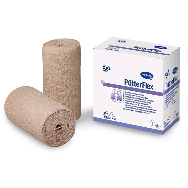 Pütter Flex Binde von Hartmann, Kurzzugbinde, 5 m, versch. Breiten