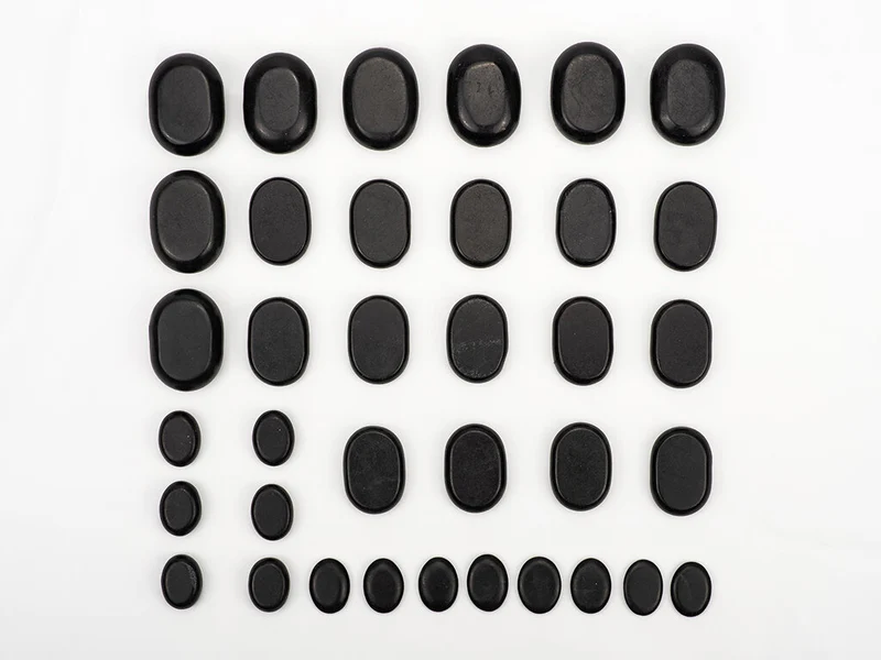 Hot Stone Massagesteine Set 36 teilig
