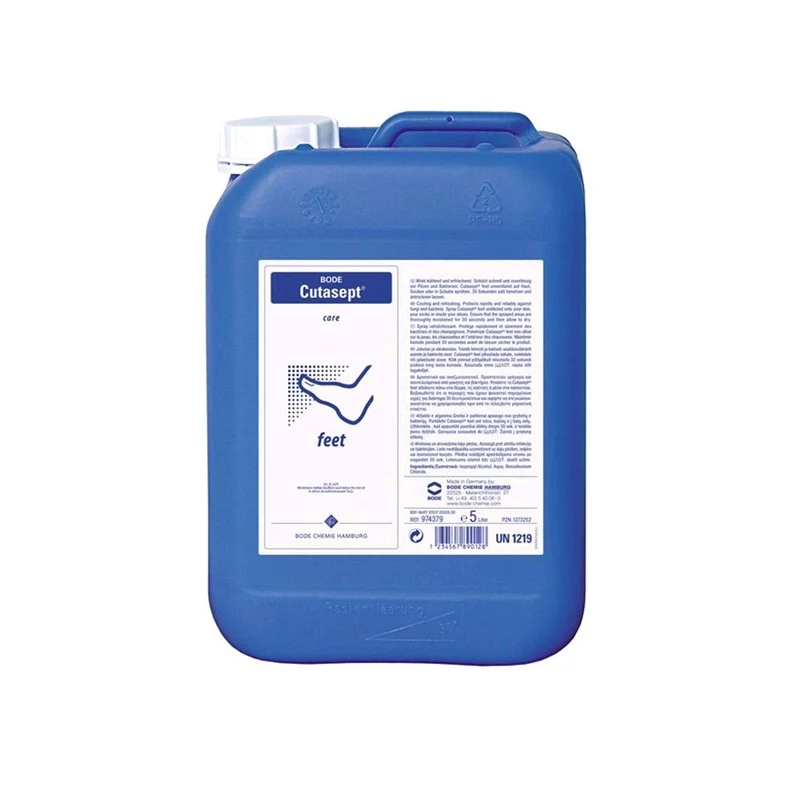 BODE Cutasept feet parfümfreies Fußspray, Fußpilzprophylaxe, -pflege