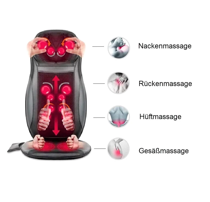 ERGOLEBEN Shiatsu Massage Sitzauflage mit Wärme