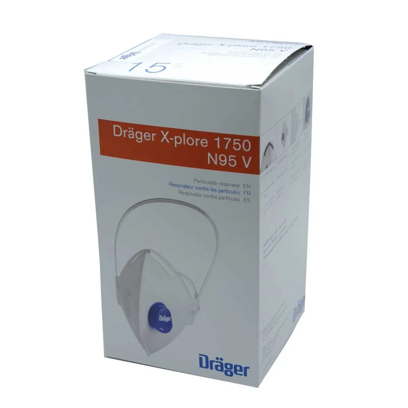 Dräger N95 ≙ FFP2 Atemschutz mit Ventil X-plore® 1750, versch. Packungsgrößen