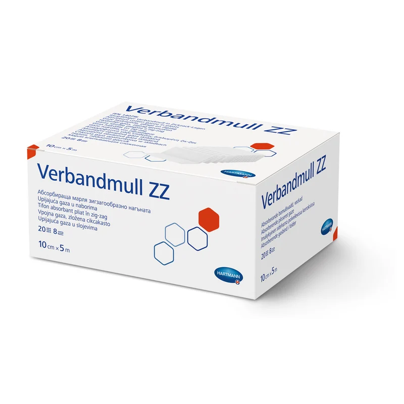 Hartmann Verbandmull ZZ in Zick-zack-Lagen, 1 Stück 10 cm